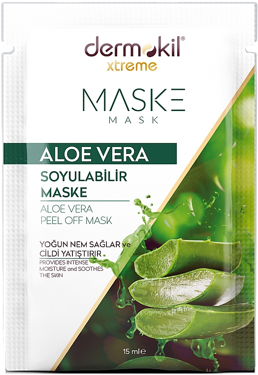 Maska do twarzy - Dermokil Aloe Vera Peel Off Mask (saszetka) — Zdjęcie N1