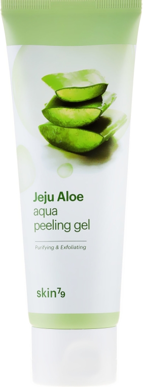Kojący żel peelingujący - Skin79 Jeju Aloe Aqua Peeling Gel 