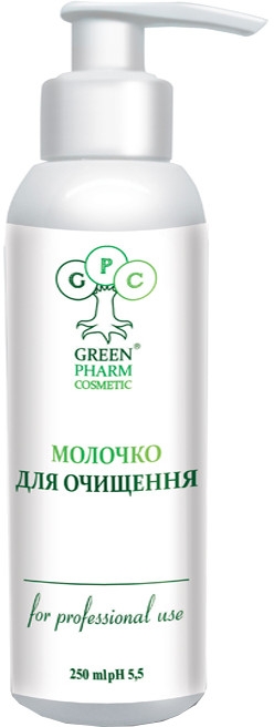 Delikatne mleczko do demakijażu twarzy i oczu - Green Pharm Cosmetic