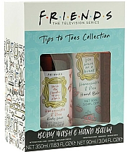 Kup Zestaw - Paladone Beauty Friends Tips to Toes Collection (h/balm/90ml + b/wash/350ml)
