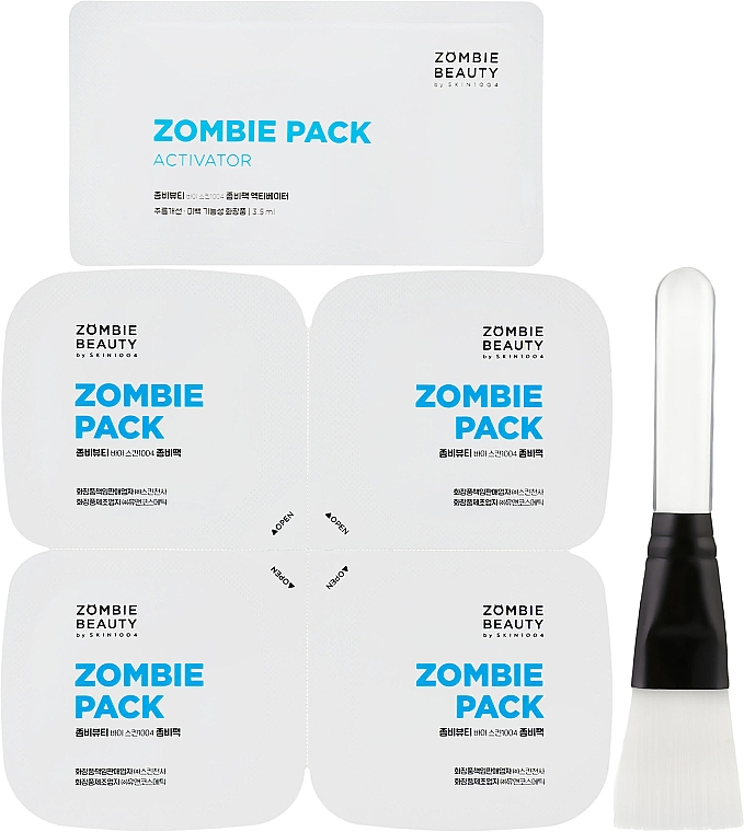 Liftingująca maska przeciwzmarszczkowa do twarzy - SKIN1004 Zombie Pack & Activator Kit — Zdjęcie N2