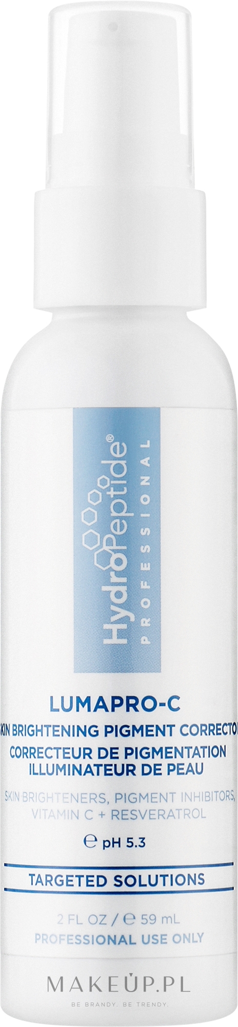 Serum do korekty pigmentacji różnego pochodzenia - HydroPeptide LumaPro-C Serum — Zdjęcie 59 ml