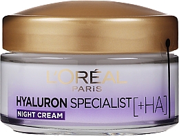 Nawilżający krem-maska do twarzy na noc - L'Oreal Paris Hyaluron Specialist Replumping Moisturizing Night Cream — Zdjęcie N1