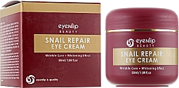 Rewitalizujący krem pod oczy ze śluzem ślimaka - Eyenlip Snail Repair Eye Cream — Zdjęcie N1