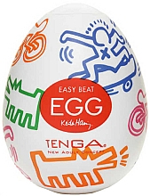 Jednorazowy masturbator w kształcie jajka - Tenga Egg Keith Haring Street — Zdjęcie N1