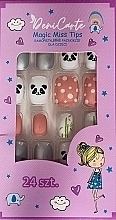Kup Samoprzylepne paznokcie dla dzieci, 964 Panda, 24 szt. - Deni Carte Magic Miss Tips