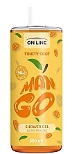 Żel pod prysznic Mango - On Line Fruity Shot Shower Gel — Zdjęcie N1