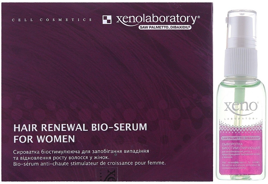 PRZECENA! Serum zapobiegające wypadaniu włosów u kobiet - Xeno Laboratory Bio-Serum For Women * — Zdjęcie N1