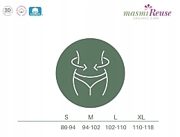 Majtki menstruacyjne Silver Care. Elegant - Masmi Menstrual Panties — Zdjęcie N3