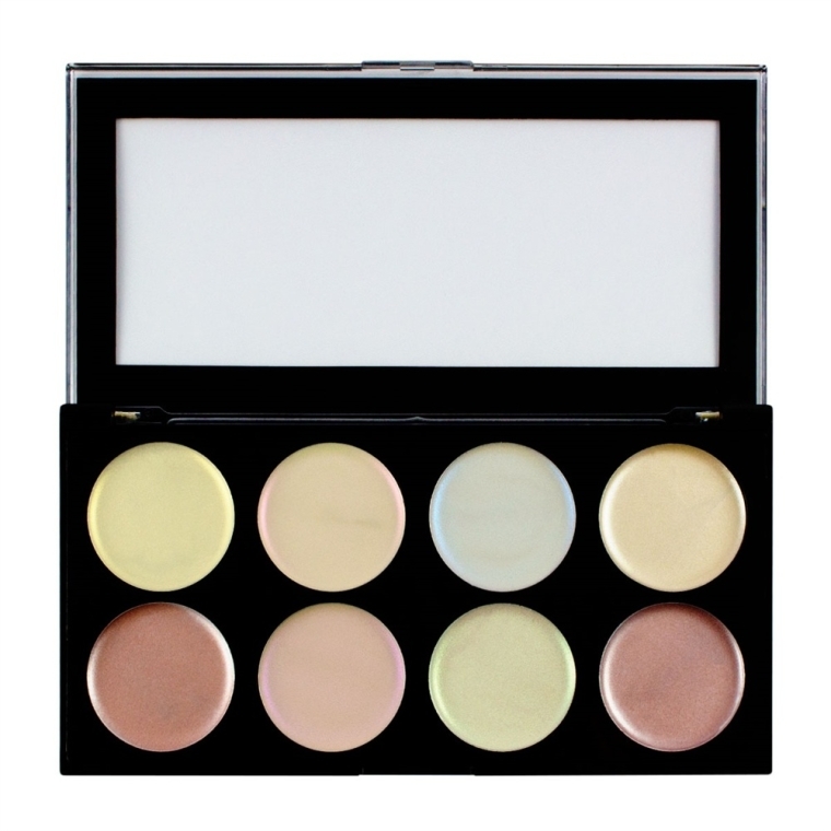 Paleta kremowych rozświetlaczy - Makeup Revolution Ultra Strobe Balm Palette — Zdjęcie N2