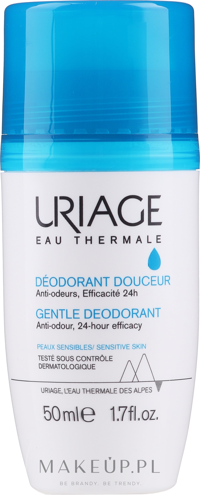Dezodorant w kulce bez soli aluminium - Uriage Deodorant Douceur Roll-On — Zdjęcie 50 ml