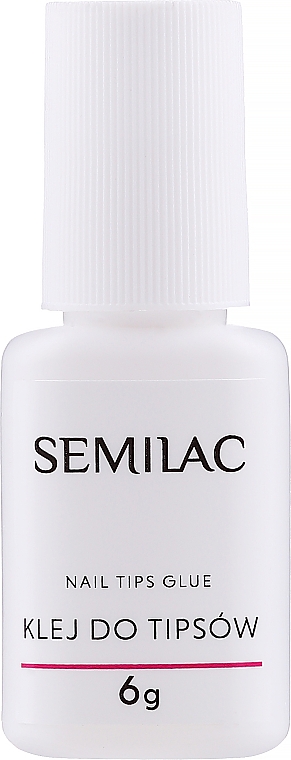 Klej do tipsów z pędzelkiem - Semilac Nail Tip Glue — фото N1