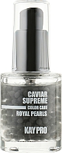 Kawiorowe perełki do włosów farbowanych i po zabiegach chemicznych - KayPro Caviar Supreme Royal Pearls — Zdjęcie N1