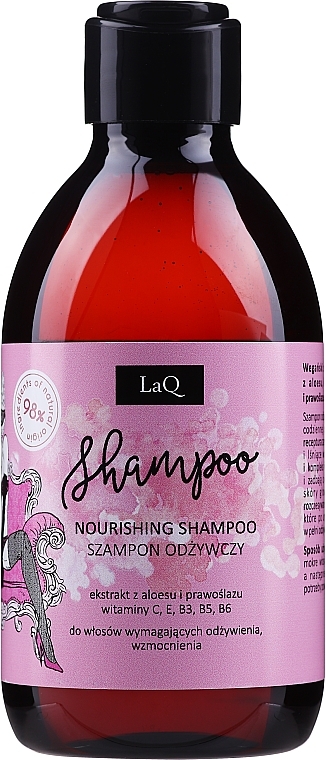 PRZECENA!  Odżywczy szampon do włosów - LaQ Nourishing Shampoo * — Zdjęcie N1