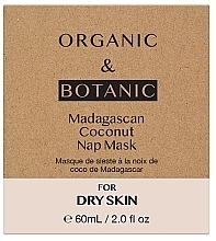 Maska do twarzy na noc - Organic & Botanic Madagascan Coconut Nap Mask — Zdjęcie N3