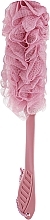 Gąbka do kąpieli i do masażu 9110, z długą rączką, 45 cm, różowa - Titania — Zdjęcie N1