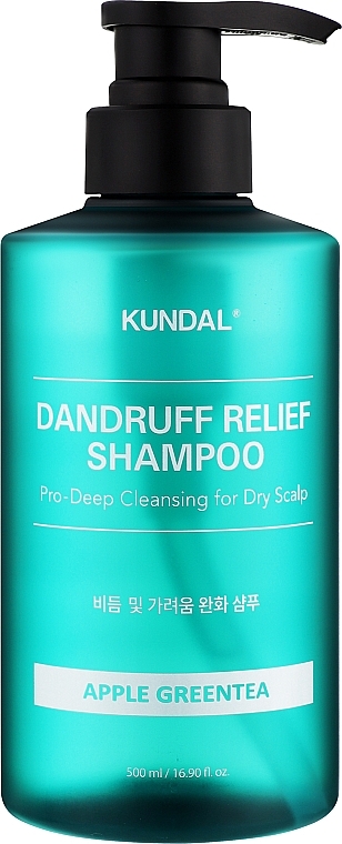 Szampon Apple Green Tea - Kundal Dandruff Relief Shampoo — Zdjęcie N1