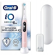 Kup Elektryczna szczoteczka do zębów, różowa, z etui - Oral-B iO Series 6N Pink