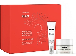 Kup Zestaw - Klapp Balance Hyaluronic Multi Level Performance Exclusive Box (f/cr/50ml + eye/gel/15ml)