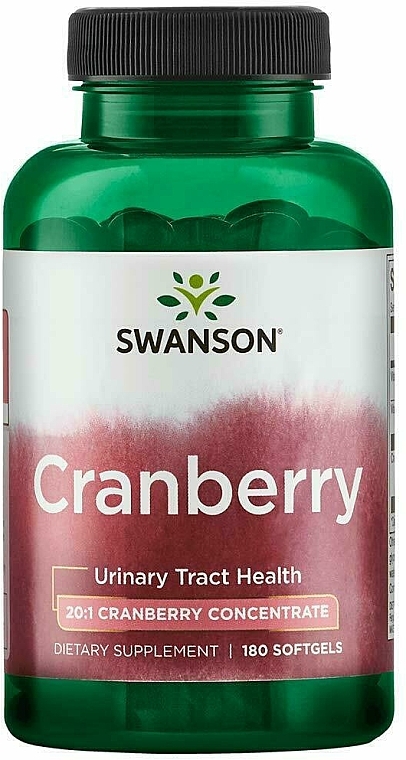 Kapsułki z koncentratem żurawiny - Swanson Cranberry 20:1 Concentrate — Zdjęcie N1