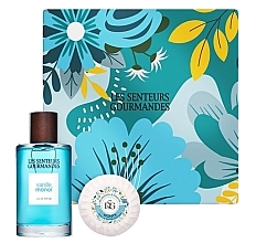 Les Senteurs Gourmandes Vanille Monoi - Zestaw (edp/100ml + soap/70g) — Zdjęcie N1