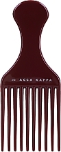 Grzebień do włosów 219, wiśnia - Acca Kappa Pettine Afro Basic — Zdjęcie N1