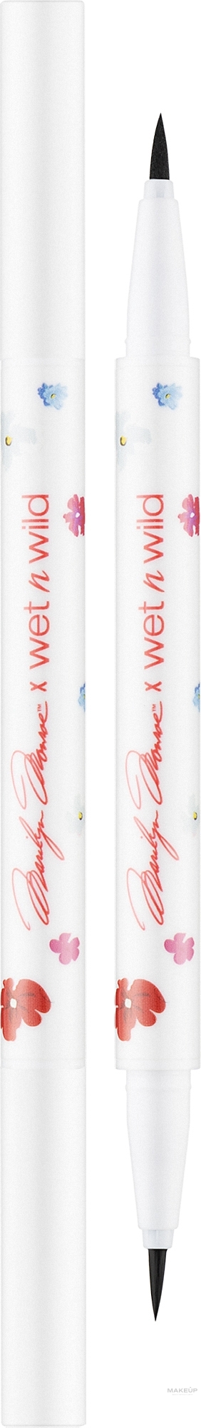 Eyeliner - Wet N Wild x Marilyn Monroe Icon Dual-Ended Liquid Eyeliner — Zdjęcie 0.35 ml