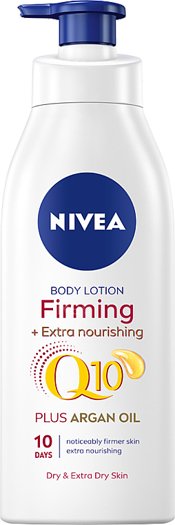 Balsam do ciała z olejem arganowym - NIVEA Q10 Firming + Extra Nourishing Plus Argan Oil Body Lotion — Zdjęcie N1
