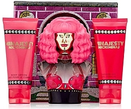 Nicki Minaj Minajesty - Zestaw (edp/100ml + b/lot/100ml + sh/gel/100ml) — Zdjęcie N2