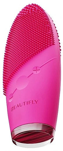 Soniczna szczoteczka do mycia twarzy, różowa - Beautifly B Fresh Slim — Zdjęcie N1