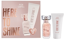 Kup Naomi Campbell Here To Shine - Zestaw (edt 15 ml + b/lot 50 ml)