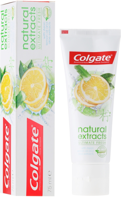 Odświeżająca pasta do zębów - Colgate Natural Extracts Ultimate Fresh Lemon — Zdjęcie N3