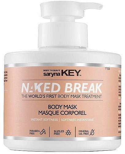 Nawilżająca i odżywcza maska do ciała - Saryna Key Naked Break Body Mask — Zdjęcie N1