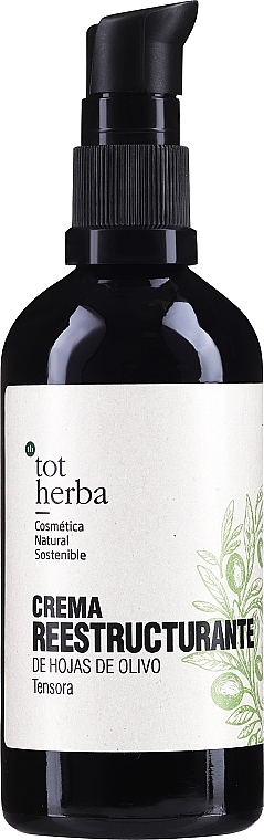 Nawilżający krem do twarzy - Tot Herba Crema Restructuring Cream of Olive Leaves — Zdjęcie N3
