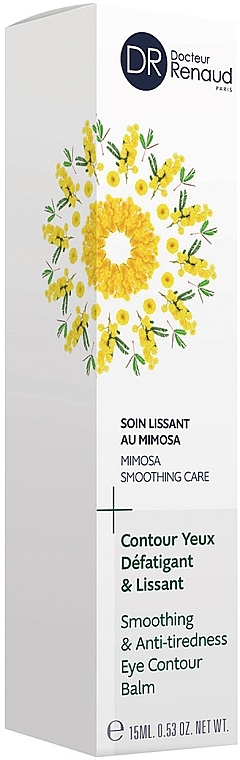 Krem pod oczy z ekstraktem z mimozy - Dr Renaud Mimosa Smoothing & Anti-Tiredness Eye Contour Balm — Zdjęcie N1