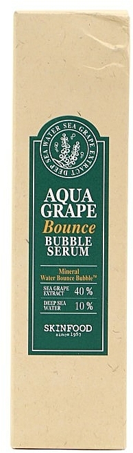 Bąbelkowe serum do twarzy - Skinfood Aqua Grape Bounce Bubble Serum — Zdjęcie N2