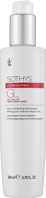 Multiaktywny oczyszczający żel do twarzy - Sothys Glisalac Skin Preparer — Zdjęcie N1