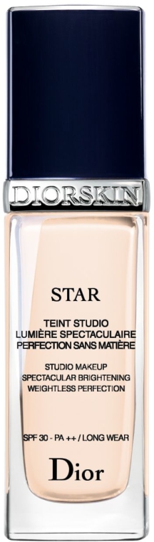 Rozświetlający lekki podkład do twarzy - Dior Diorskin Star Studio Makeup Spectacular Brightening SPF 30