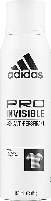 Dezodorant-antyperspirant dla mężczyzn - Adidas Pro invisible 48H Anti-Perspirant