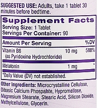 Melatonina, 1 mg o powolnym uwalnianiu - Natrol Melatonin Sleep — Zdjęcie N3