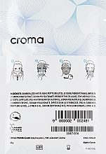Maseczka do twarzy z kwasem hialuronowym - Croma Face Mask With Hyaluronic Acid — Zdjęcie N2