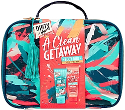 Kup PRZECENA! Zestaw - Dirty Works A Clean Getaway Body Duo (shr/gel 200 ml + b/butter 200 ml + sh/sponge 1 pcs + bag) *