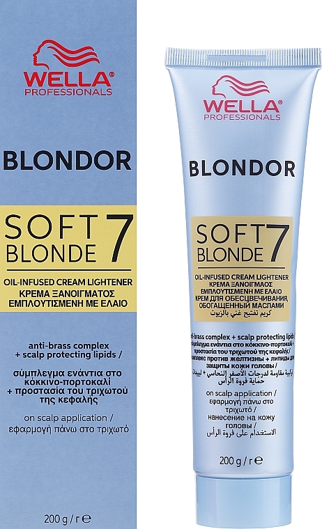 Rozjaśniacz w kremie - Wella Professionals Blondor Soft Blonde Cream — Zdjęcie N2