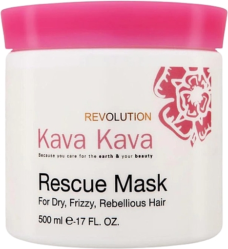 Odbudowująca maska do włosów suchych, puszących się i niesfornych - Kava Kava Rescue Mask — Zdjęcie N1