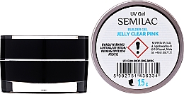 Kup Żel budujący do przedłużania paznokci - Semilac UV Builder Gel Jelly Clear Pink