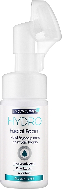 Intensywnie nawilżająca pianka do mycia twarzy - Novaclear Hydro