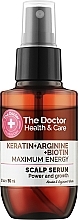 Kup Serum do skóry głowy - The Doctor Health & Care Keratin + Arginine + Biotin Maximum Energy Scalp Serum