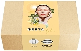 Zestaw - Olivia Plum Greta Beauty Box (face/ton/100ml + eye/mask/1pcs) — Zdjęcie N1