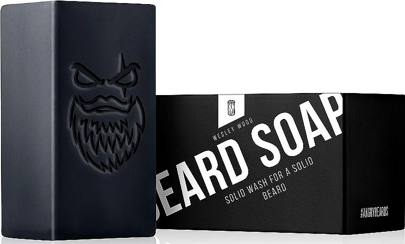 Mydło do brody - Angry Beards Beard Soap Wesley Wood — Zdjęcie N1