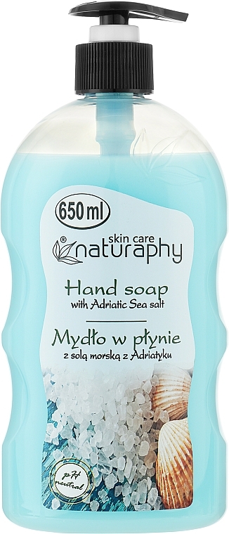 Mydło w płynie do rąk z solą morską - Naturaphy Hand Soap — Zdjęcie N1